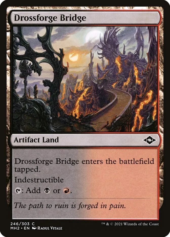 2021 Modern Horizons 2 Drossforge Bridge common #246 common card image