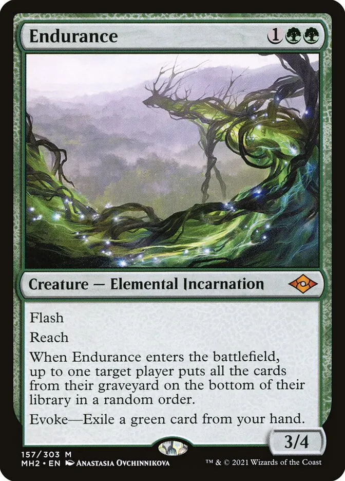 2021 Modern Horizons 2 Endurance #157 mythic card image