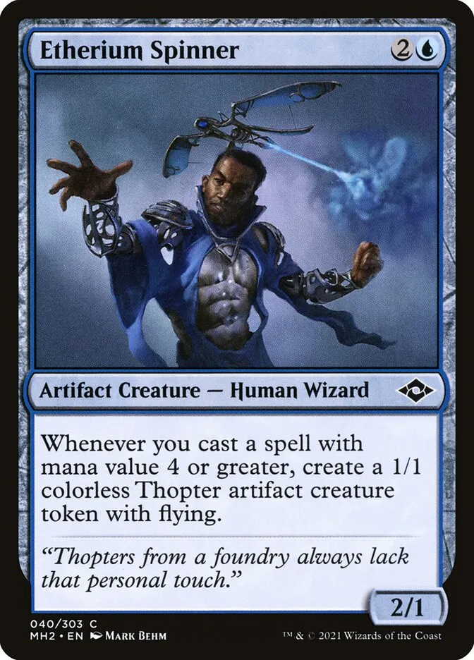 2021 Modern Horizons 2 Etherium Spinner common #40 common card image