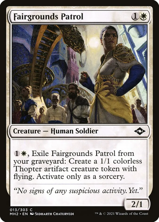 2021 Modern Horizons 2 Fairgrounds Patrol common #13 common card image
