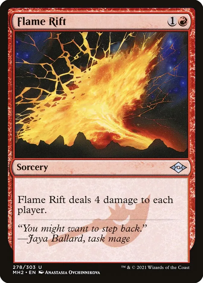 2021 Modern Horizons 2 Flame Rift #278 uncommon card image