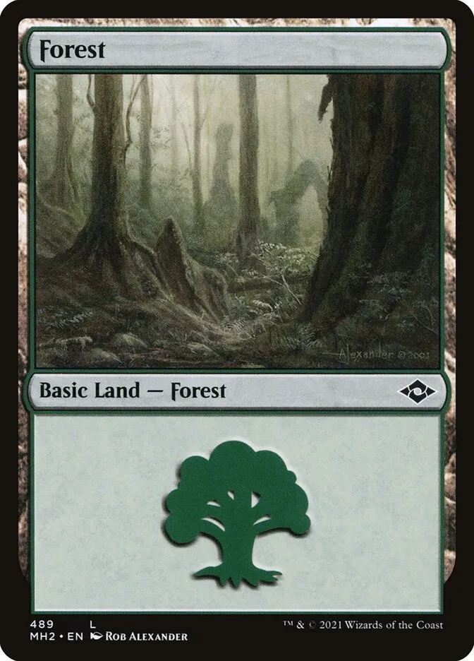 2021 Modern Horizons 2 Forest common #489 common card image