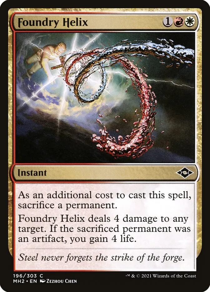 2021 Modern Horizons 2 Foundry Helix common #196 common card image