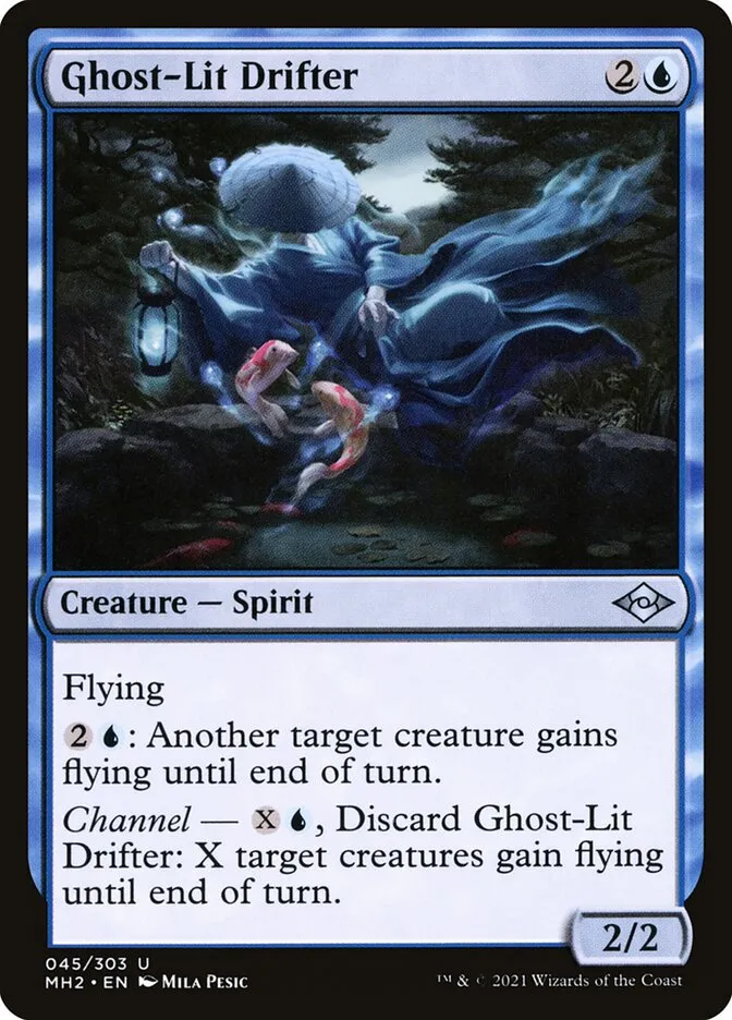 2021 Modern Horizons 2 Ghost-Lit Drifter uncommon #45 uncommon card image