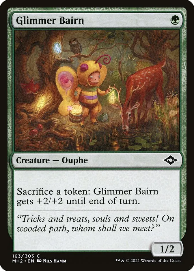 2021 Modern Horizons 2 Glimmer Bairn #163 common card image