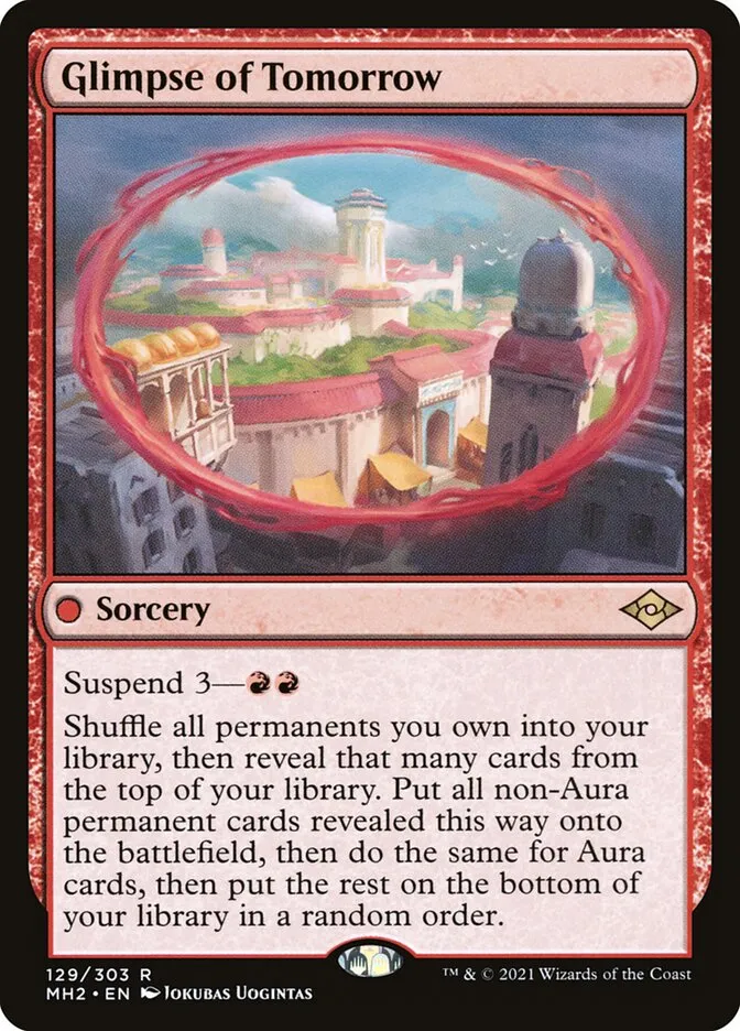 2021 Modern Horizons 2 Glimpse of Tomorrow #129 rare card image
