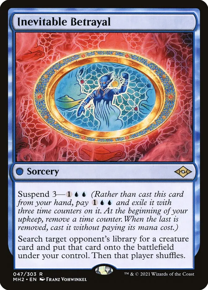 2021 Modern Horizons 2 Inevitable Betrayal rare #47 rare card image