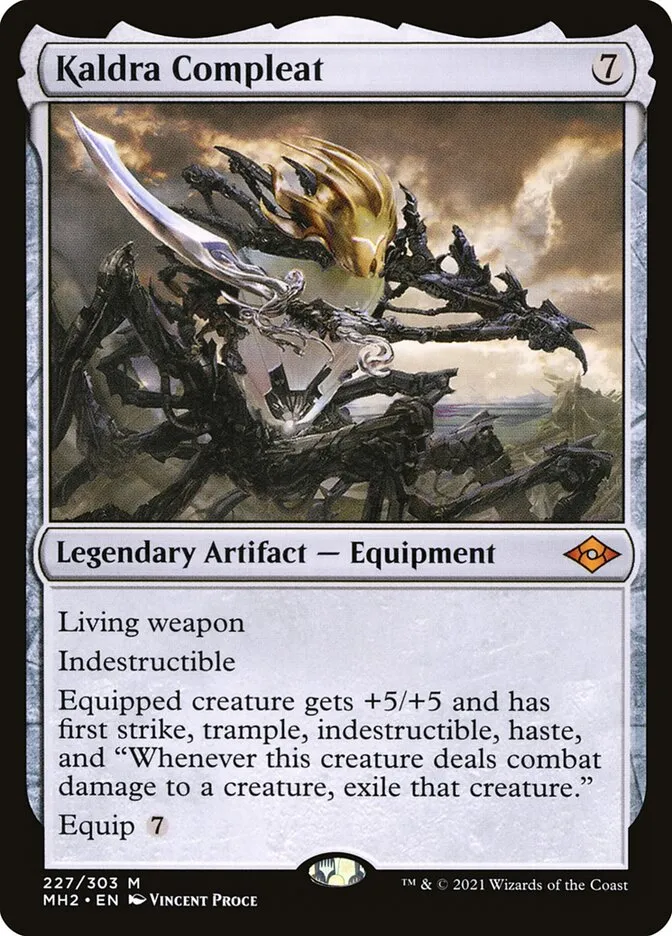 2021 Modern Horizons 2 Kaldra Compleat #227 mythic card image