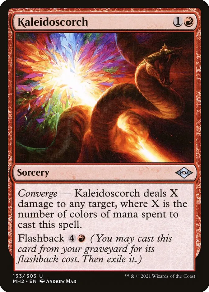 2021 Modern Horizons 2 Kaleidoscorch #133 uncommon card image