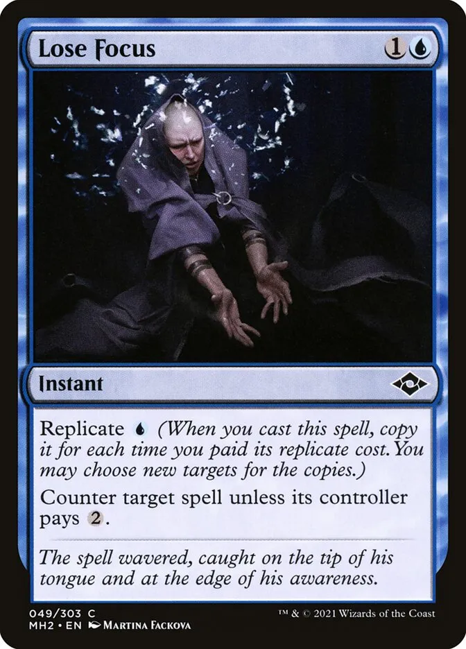 2021 Modern Horizons 2 Lose Focus common #49 common card image
