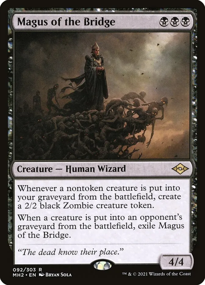 2021 Modern Horizons 2 Magus of the Bridge #92 rare card image