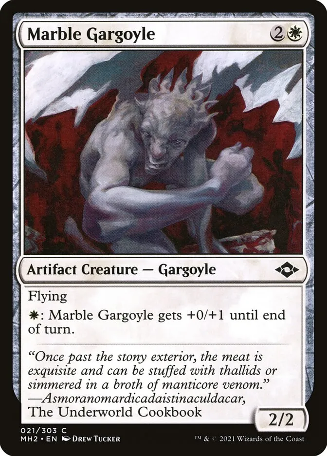 2021 Modern Horizons 2 Marble Gargoyle common #21 common card image
