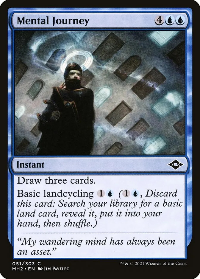 2021 Modern Horizons 2 Mental Journey common #51 common card image