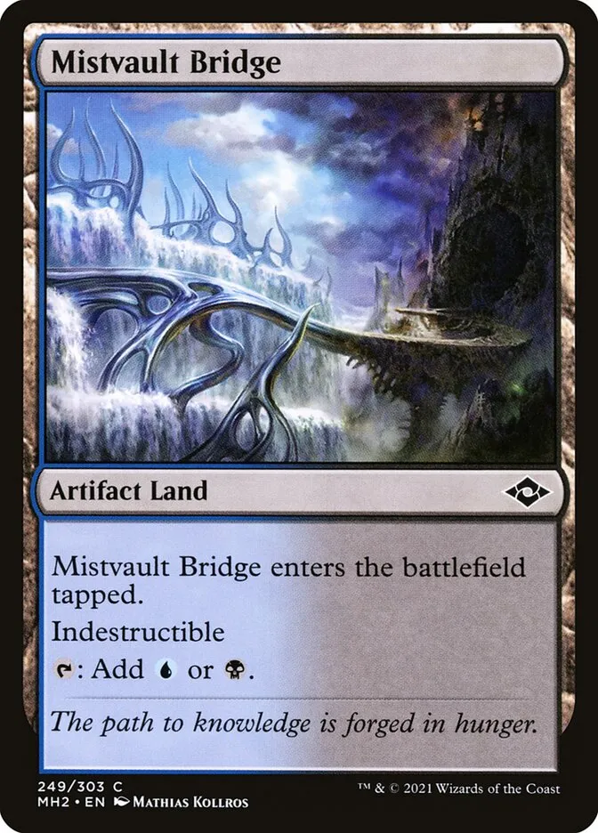 2021 Modern Horizons 2 Mistvault Bridge common #249 common card image