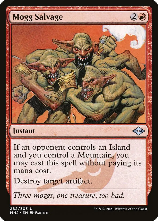 2021 Modern Horizons 2 Mogg Salvage #282 uncommon card image