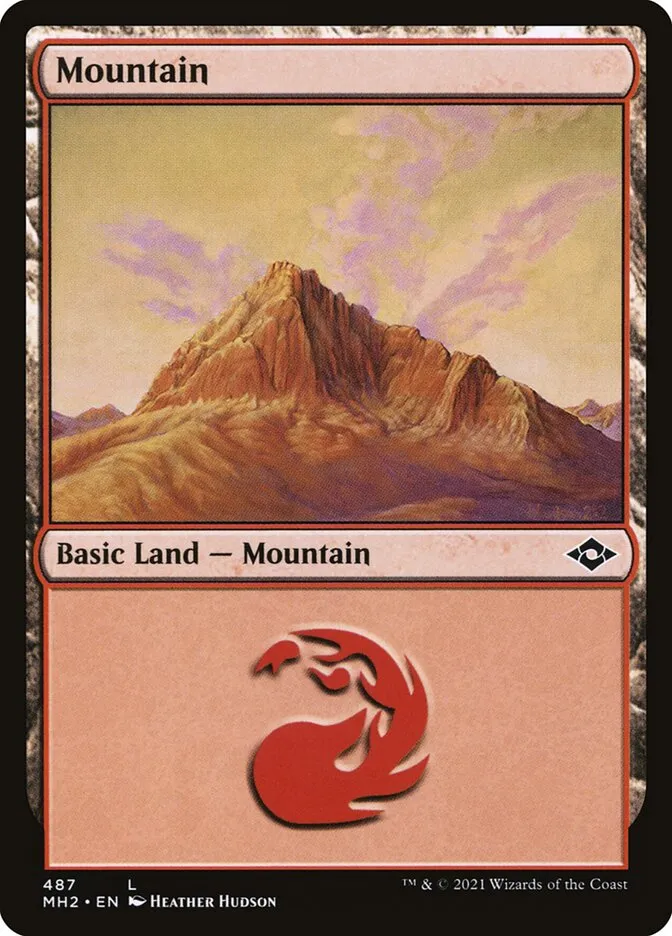 2021 Modern Horizons 2 Mountain common #487 common card image