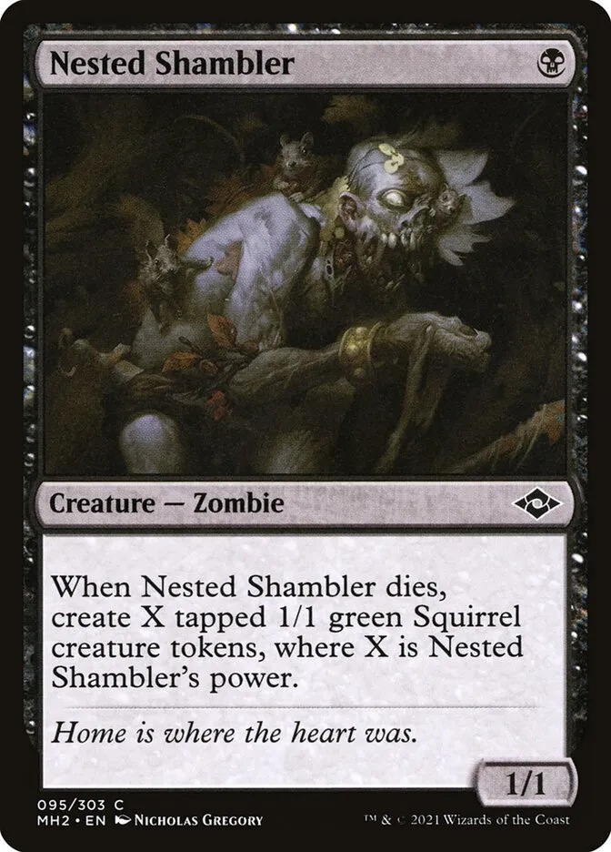 2021 Modern Horizons 2 Nested Shambler common #95 common card image