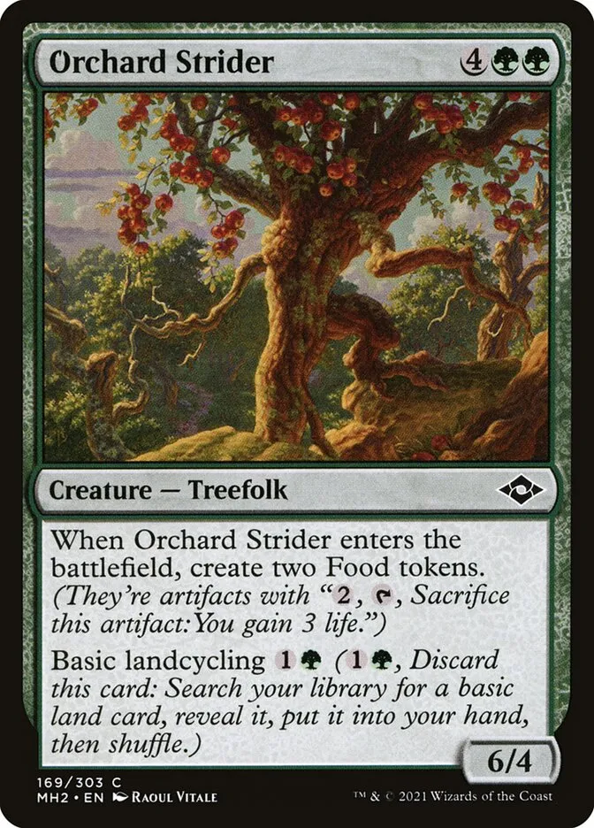 2021 Modern Horizons 2 Orchard Strider common #169 common card image
