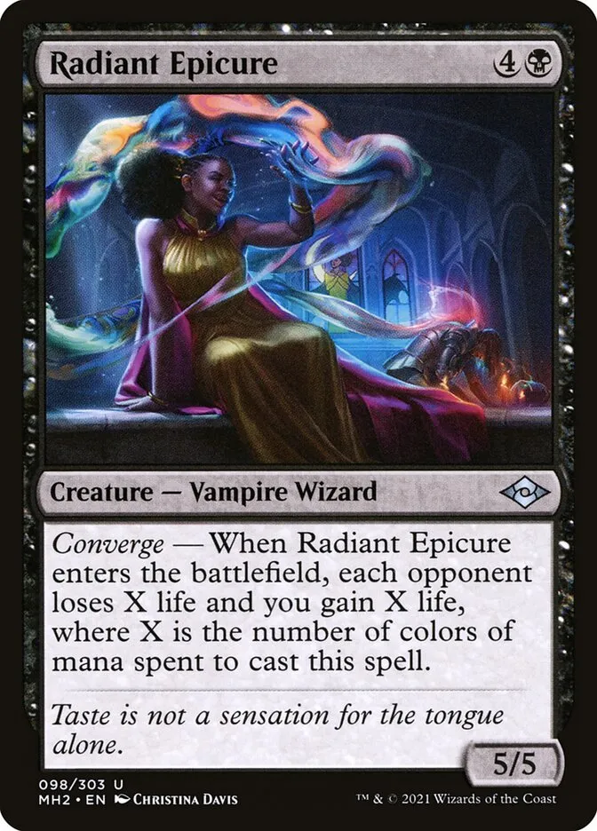 2021 Modern Horizons 2 Radiant Epicure #98 uncommon card image
