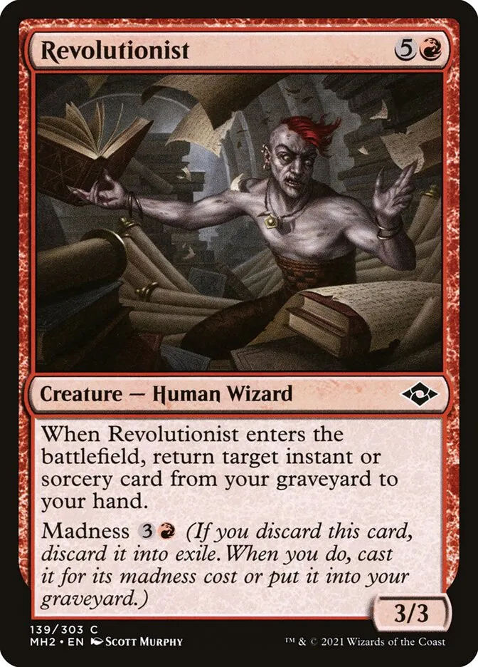 2021 Modern Horizons 2 Revolutionist #139 common card image