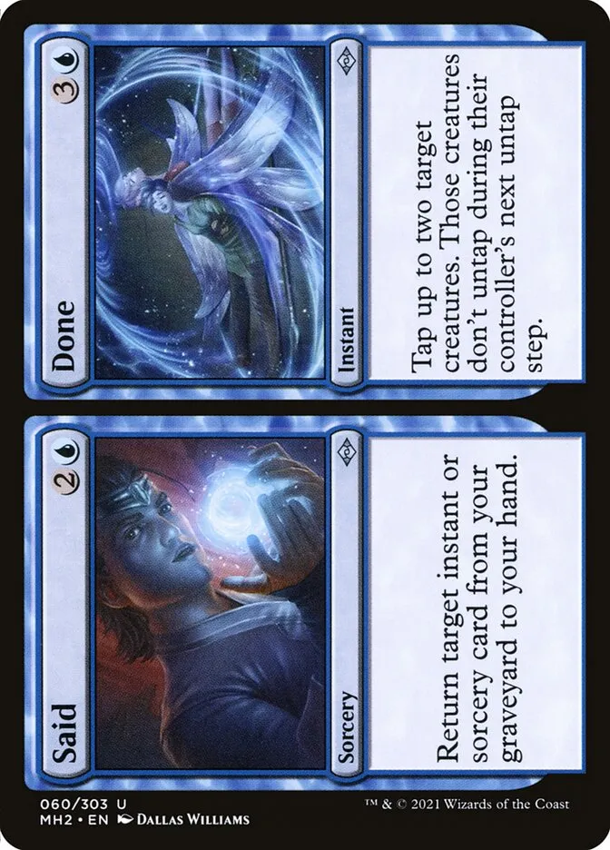 2021 Modern Horizons 2 Said // Done uncommon #60 uncommon card image