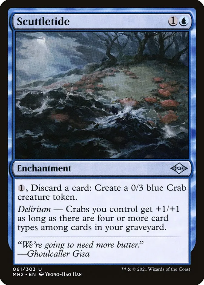 2021 Modern Horizons 2 Scuttletide uncommon #61 uncommon card image