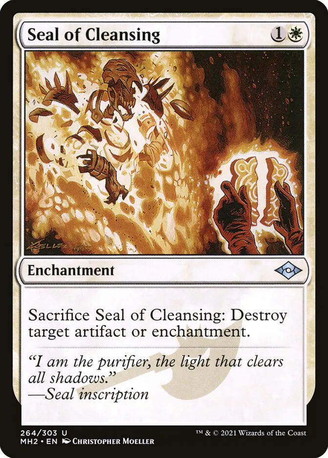 2021 Modern Horizons 2 Seal of Cleansing #264 uncommon card image