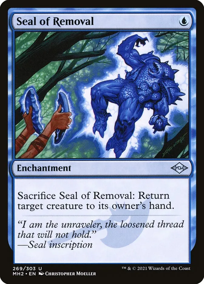 2021 Modern Horizons 2 Seal of Removal #269 uncommon card image