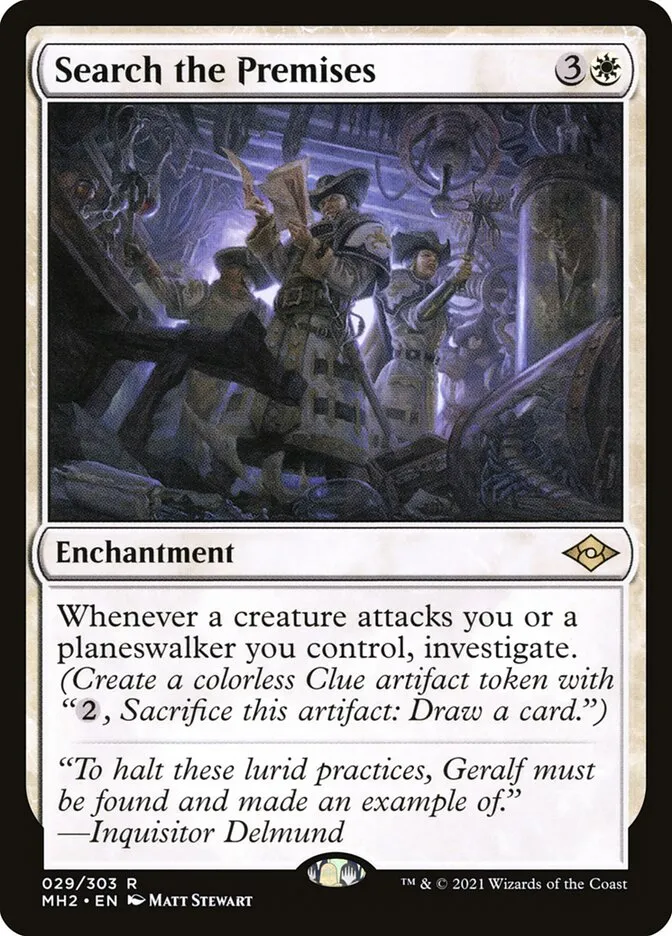 2021 Modern Horizons 2 Search the Premises rare #29 rare card image