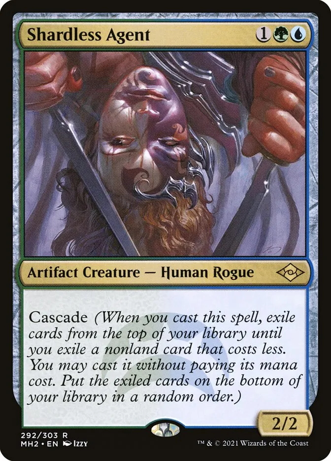2021 Modern Horizons 2 Shardless Agent #292 rare card image