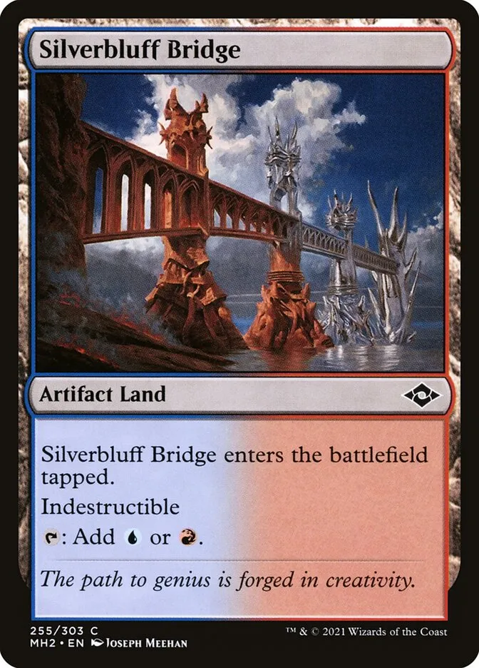 2021 Modern Horizons 2 Silverbluff Bridge common #255 common card image