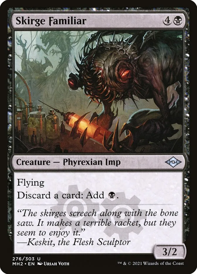 2021 Modern Horizons 2 Skirge Familiar #276 uncommon card image
