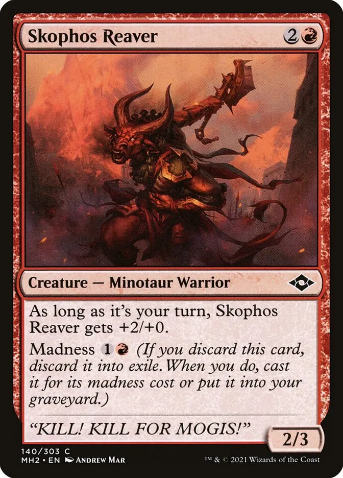 2021 Modern Horizons 2 Skophos Reaver #140 common card image