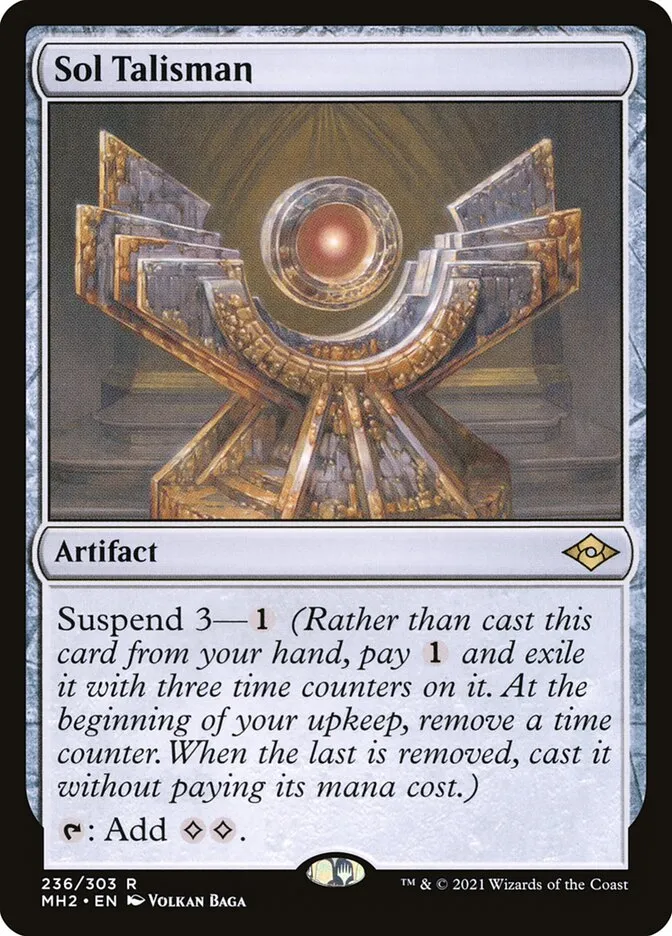 2021 Modern Horizons 2 Sol Talisman #236 rare card image