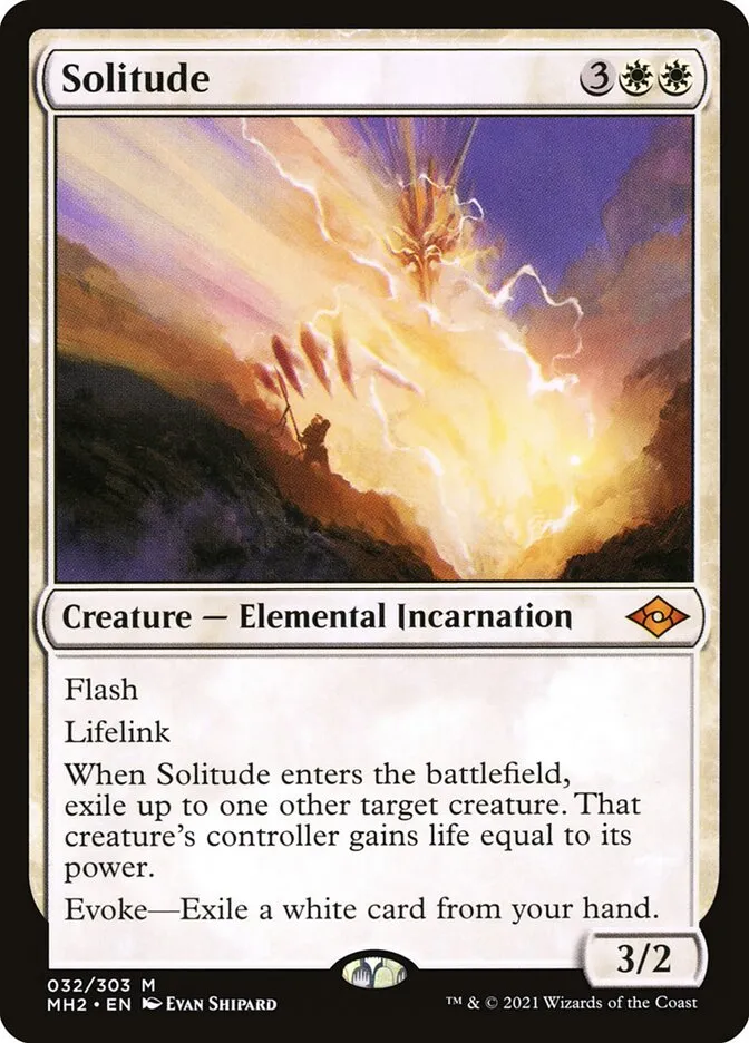 2021 Modern Horizons 2 Solitude mythic #32 mythic card image