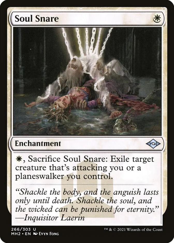 2021 Modern Horizons 2 Soul Snare #266 uncommon card image