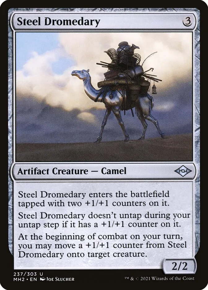2021 Modern Horizons 2 Steel Dromedary #237 uncommon card image