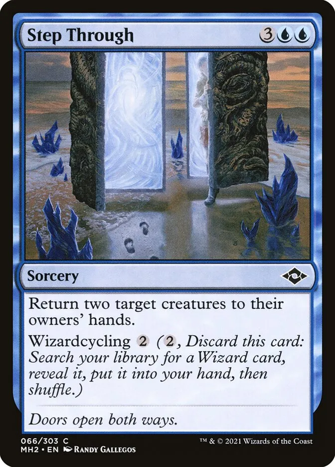 2021 Modern Horizons 2 Step Through [Foil] common #66 common card image