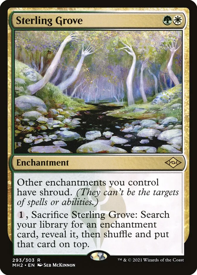 2021 Modern Horizons 2 Sterling Grove #293 rare card image