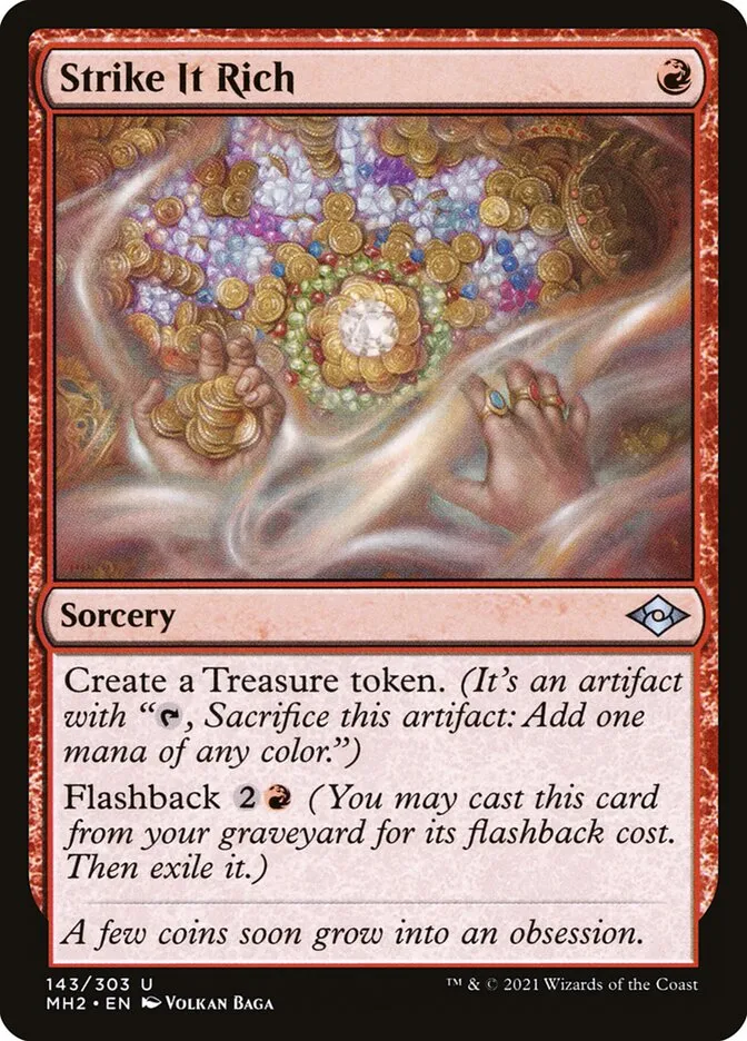 2021 Modern Horizons 2 Strike It Rich #143 uncommon card image