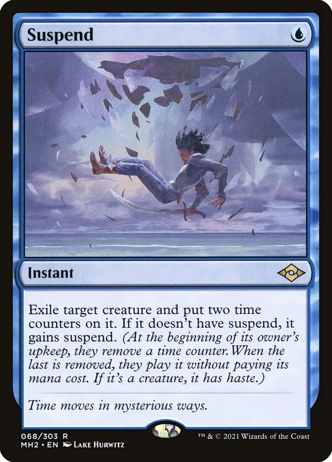 2021 Modern Horizons 2 Suspend [Prerelease] rare #68 rare card image