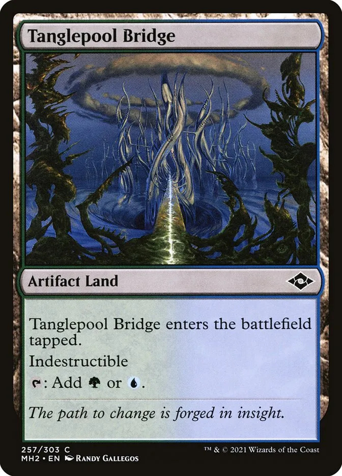 2021 Modern Horizons 2 Tanglepool Bridge common #257 common card image