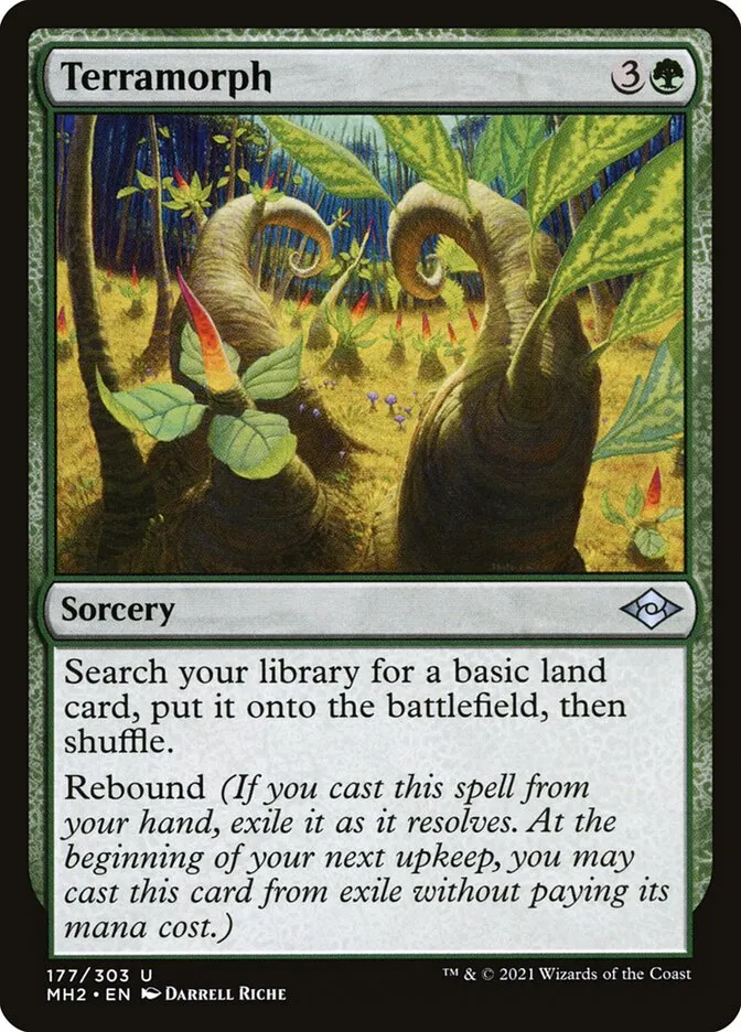 2021 Modern Horizons 2 Terramorph uncommon #177 uncommon card image