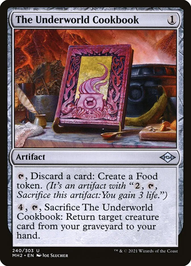 2021 Modern Horizons 2 The Underworld Cookbook #240 uncommon card image