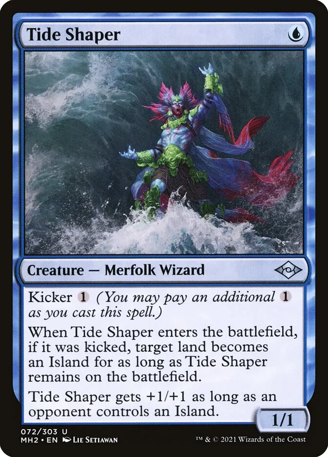 2021 Modern Horizons 2 Tide Shaper uncommon #72 uncommon card image