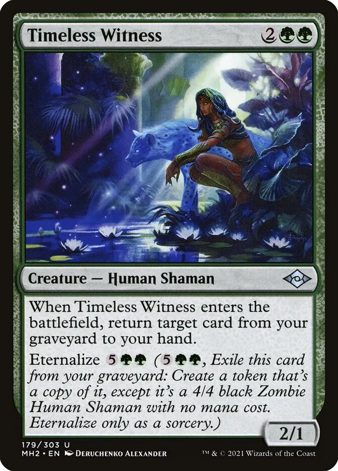 2021 Modern Horizons 2 Timeless Witness #179 uncommon card image
