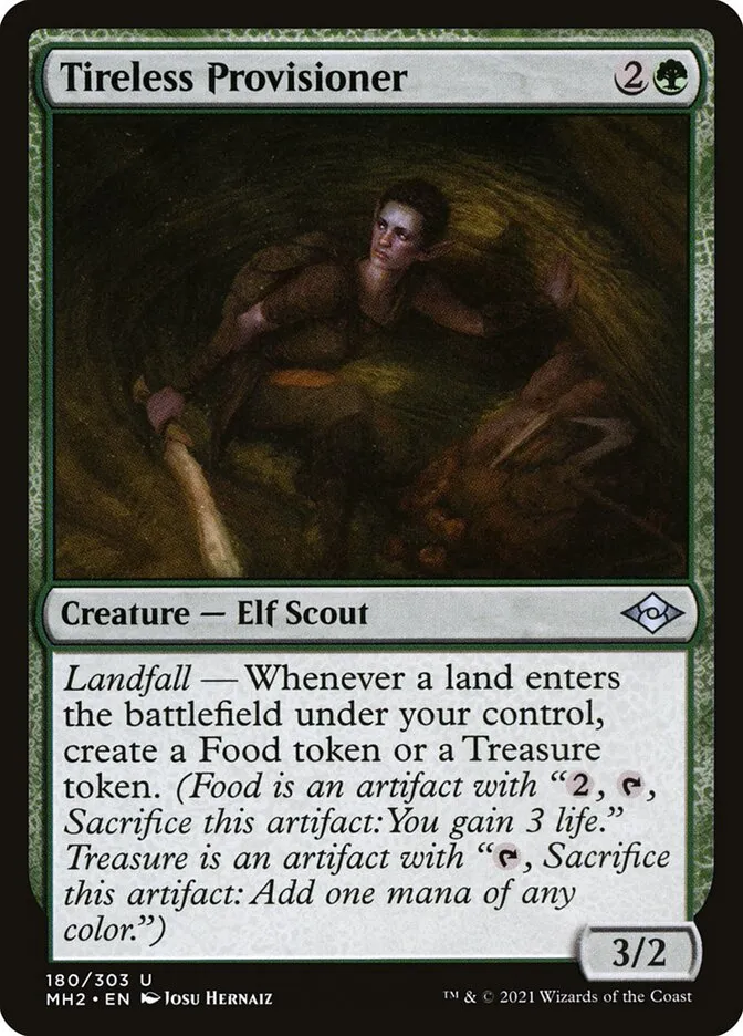 2021 Modern Horizons 2 Tireless Provisioner #180 uncommon card image