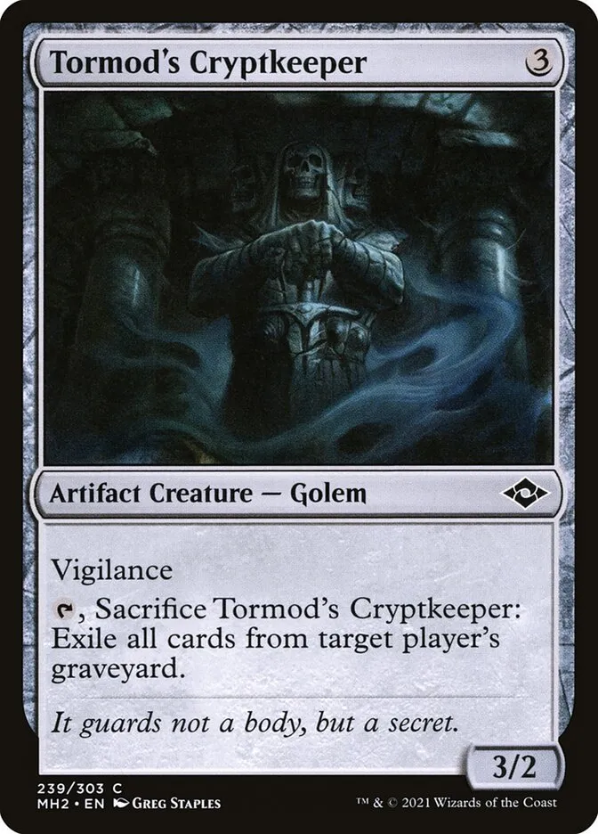 2021 Modern Horizons 2 Tormod's Cryptkeeper #239 common card image