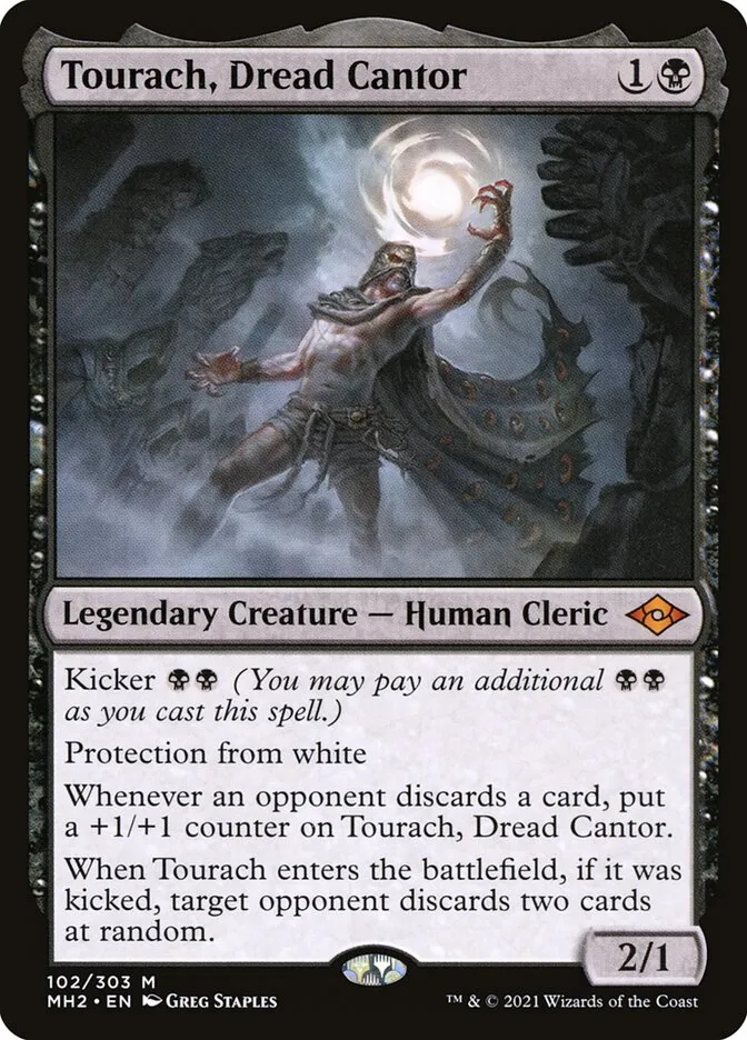 2021 Modern Horizons 2 Tourach, Dread Cantor #102 mythic card image