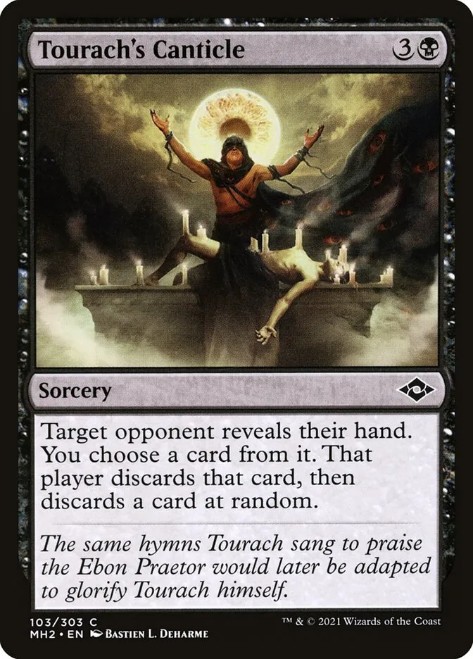 2021 Modern Horizons 2 Tourach's Canticle #103 common card image